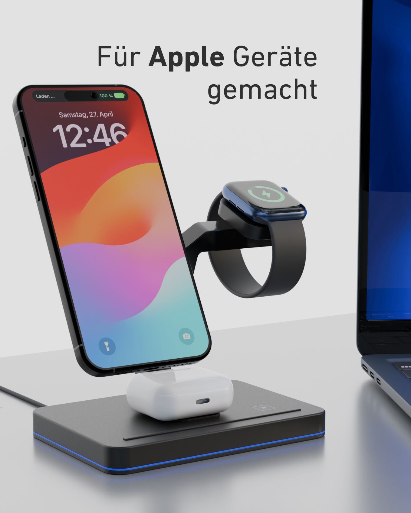 One - 3-in-1 Ladestation für iPhone