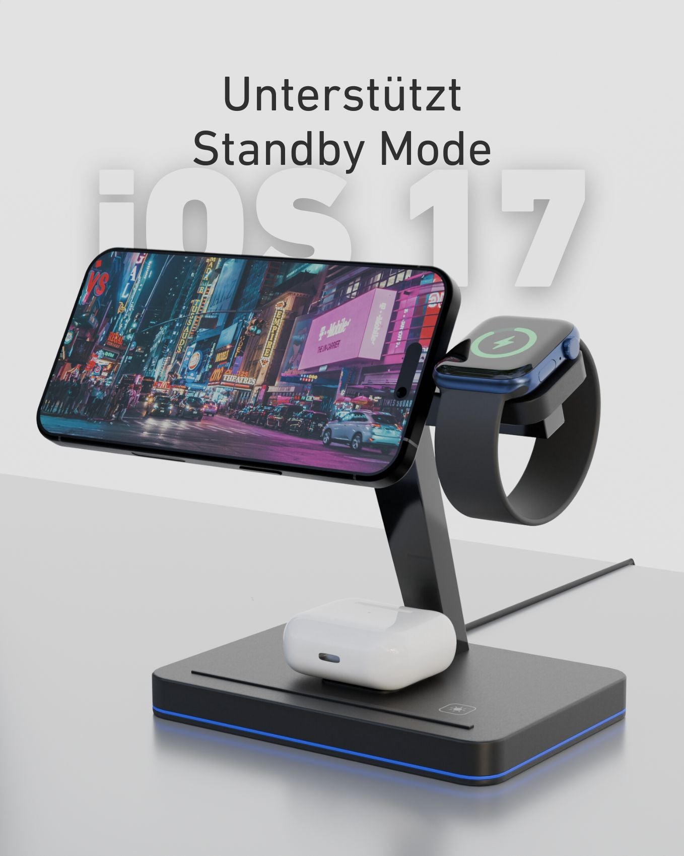 One - 3-in-1 Ladestation für iPhone